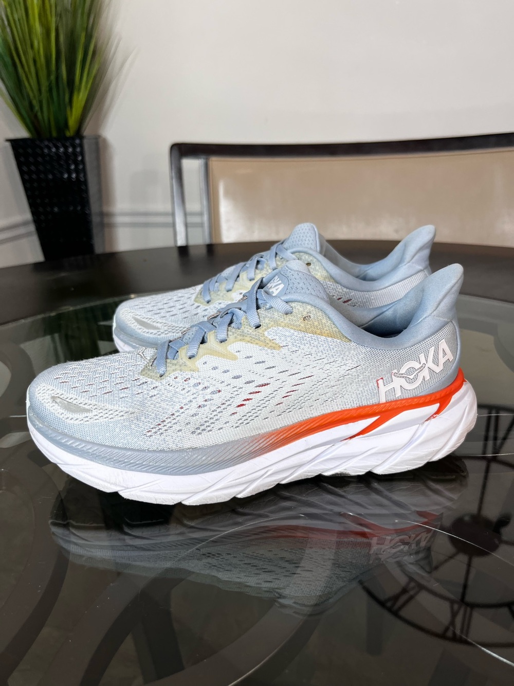 Hoka One One Clifton 8 Women’s Blue Fog Sz 8 B